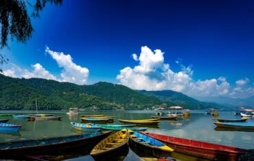 nepal landscape on a sunny day