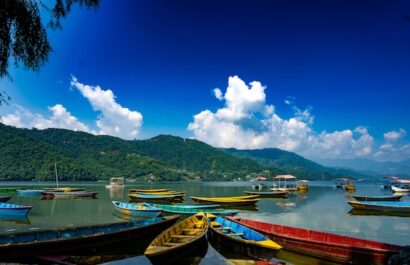 nepal landscape on a sunny day